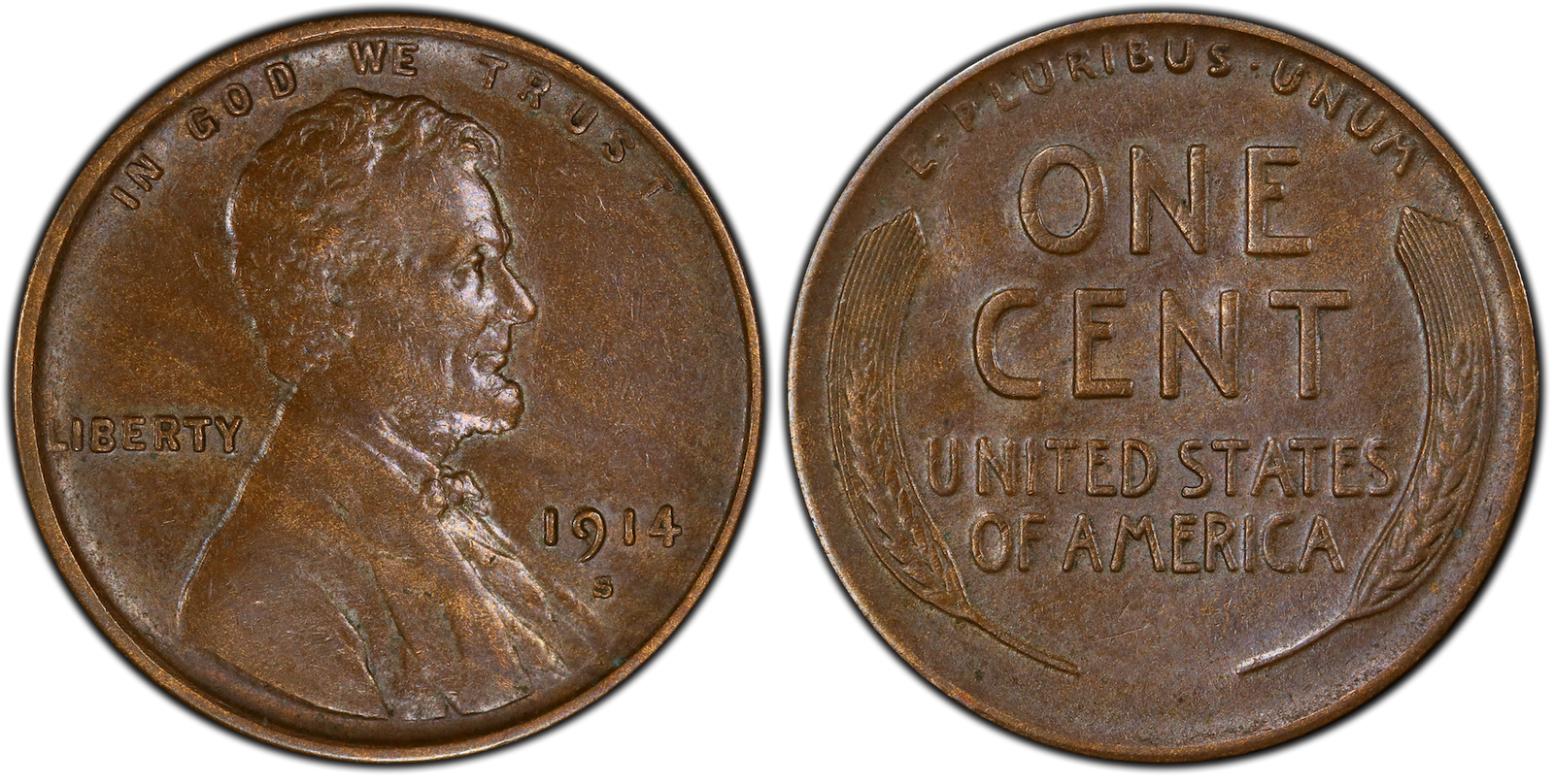 AU-55 Lincoln Cent