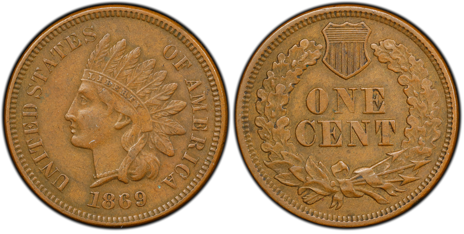 AU-50 Indian Head Cent