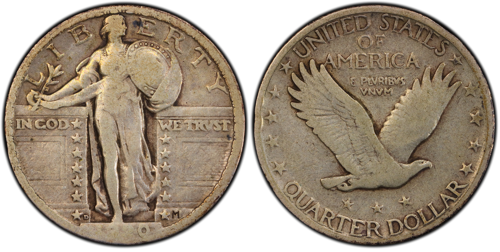 VG-10 Standing Liberty Quarter