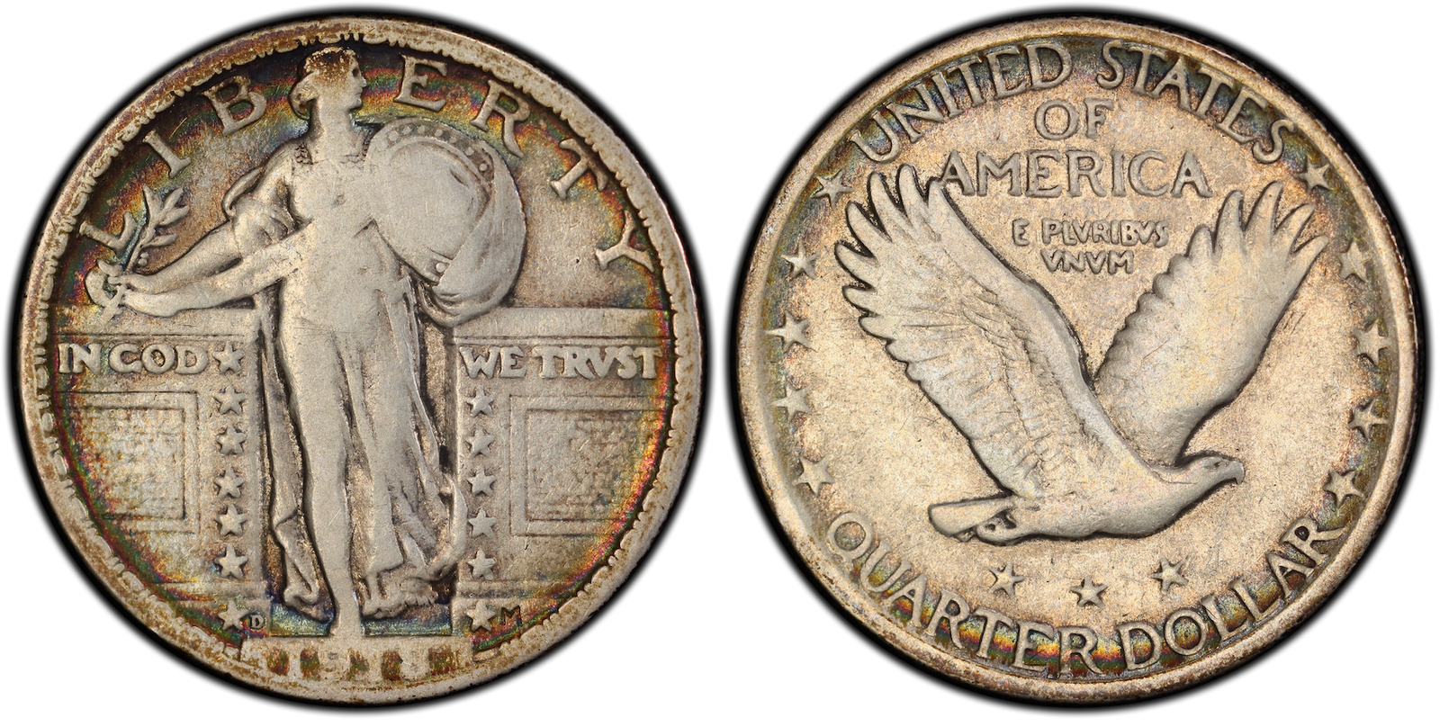 F-12 Standing Liberty Quarter