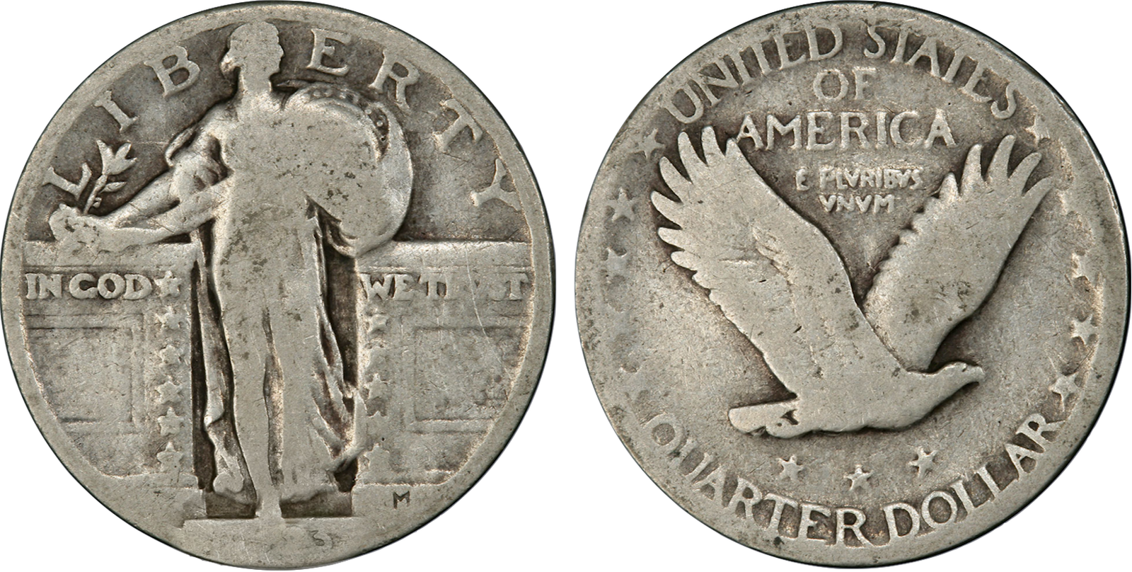 AG-3 Standing Liberty Quarter