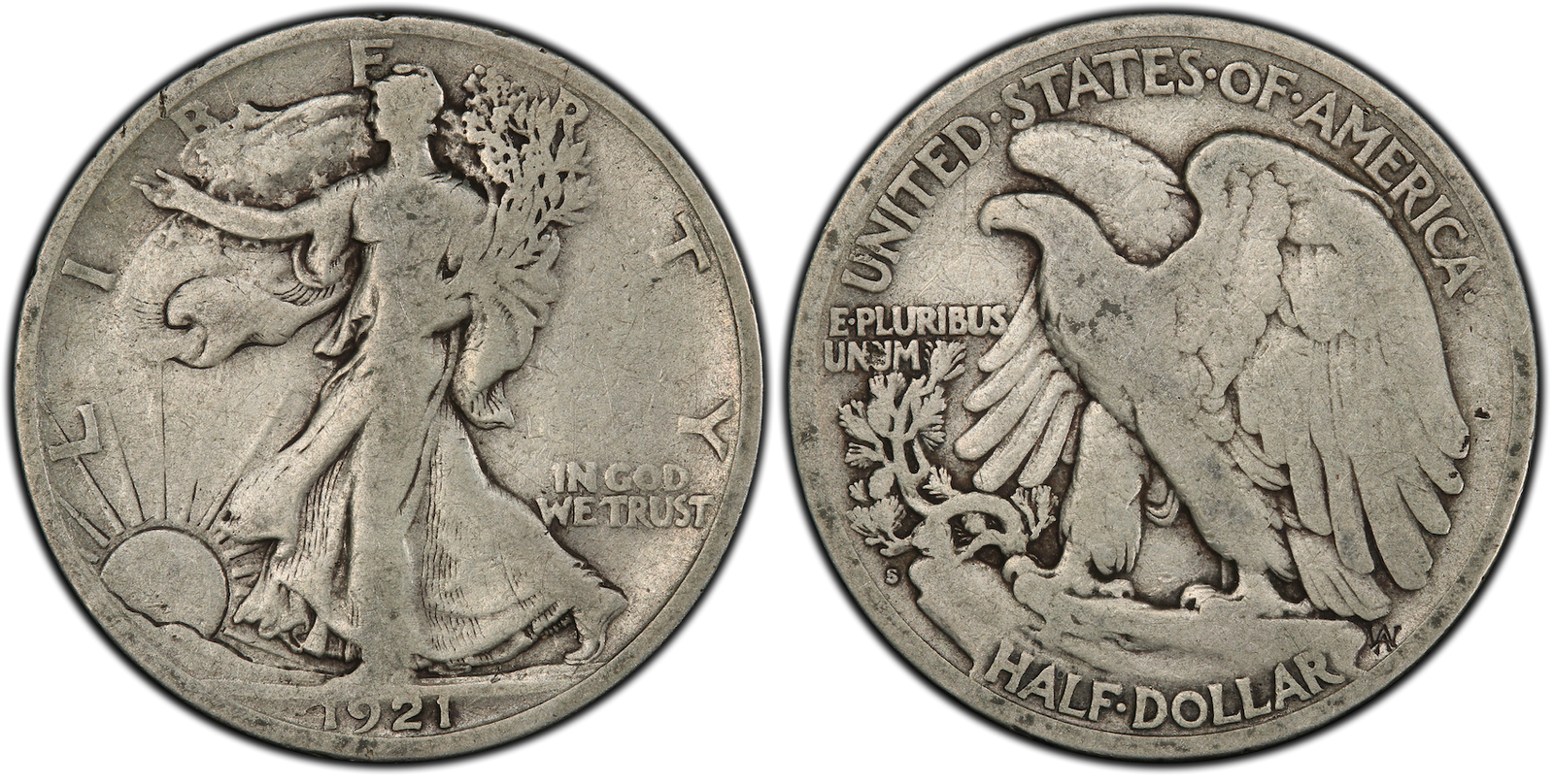 VG-10 Walking Liberty Half Dollar