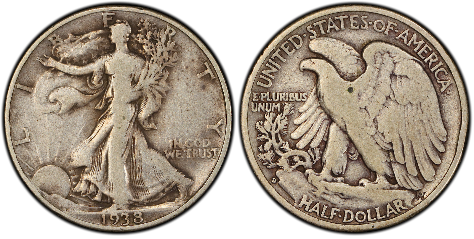 F-12 Walking Liberty Half Dollar