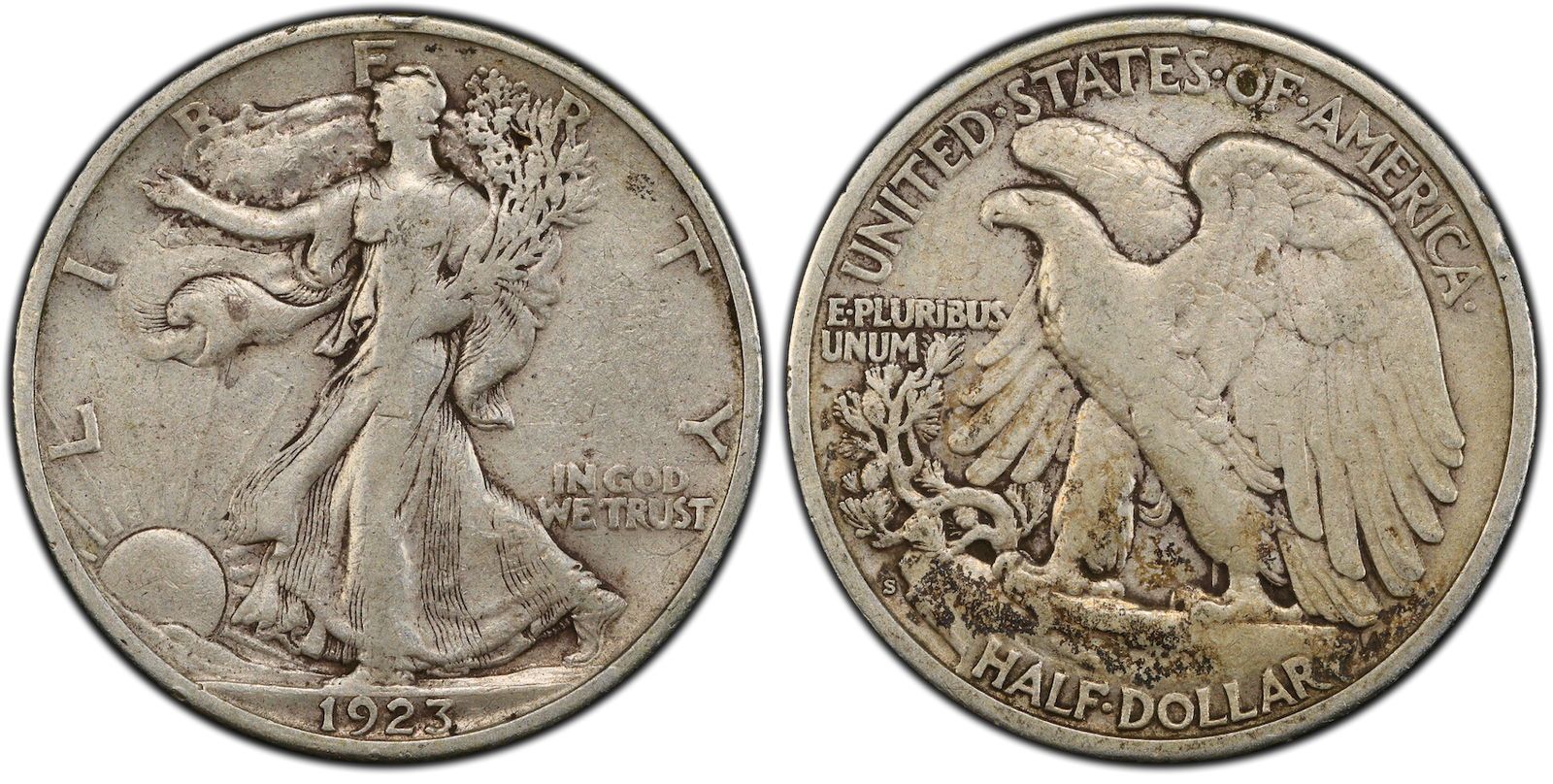 VF-30 Walking Liberty Half Dollar