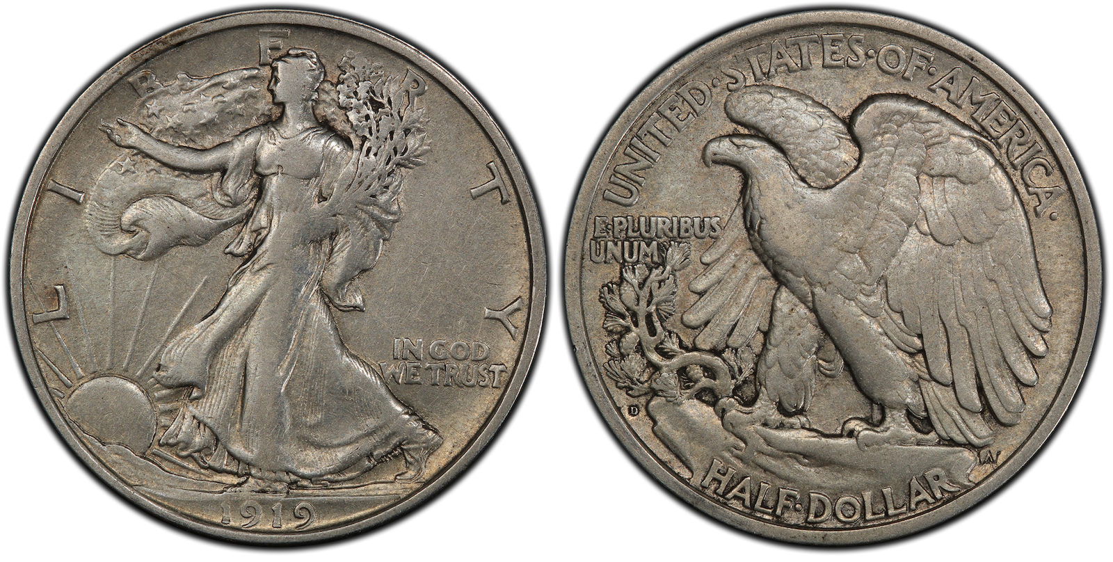 XF-40 Walking Liberty Half Dollar