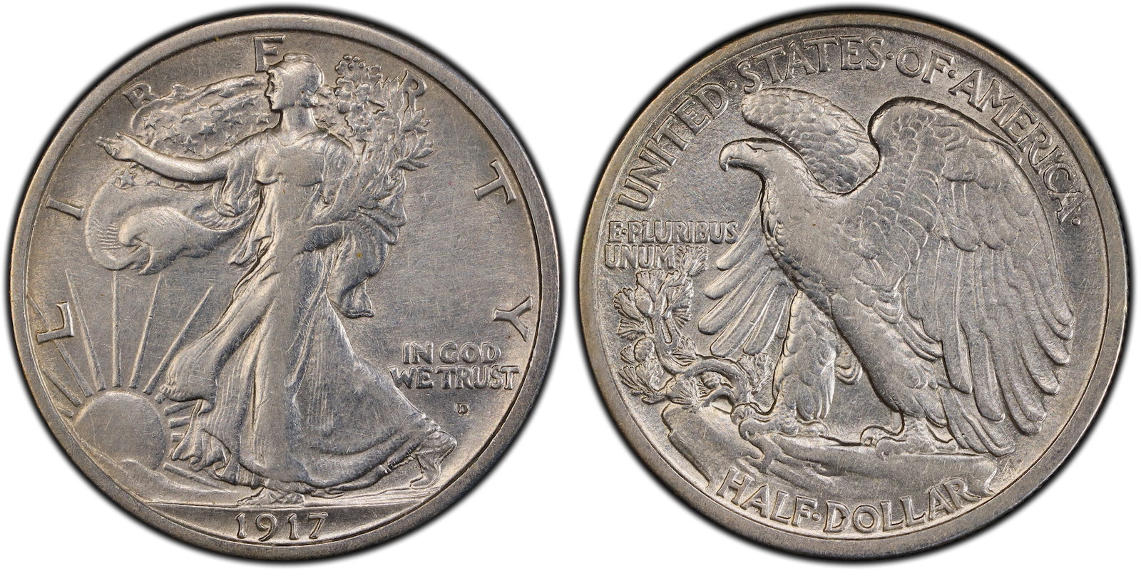 XF-45 Walking Liberty Half Dollar