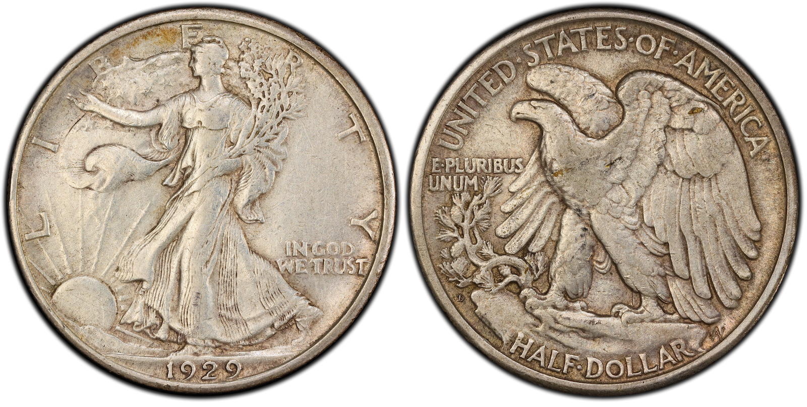 AU-50 Walking Liberty Half Dollar