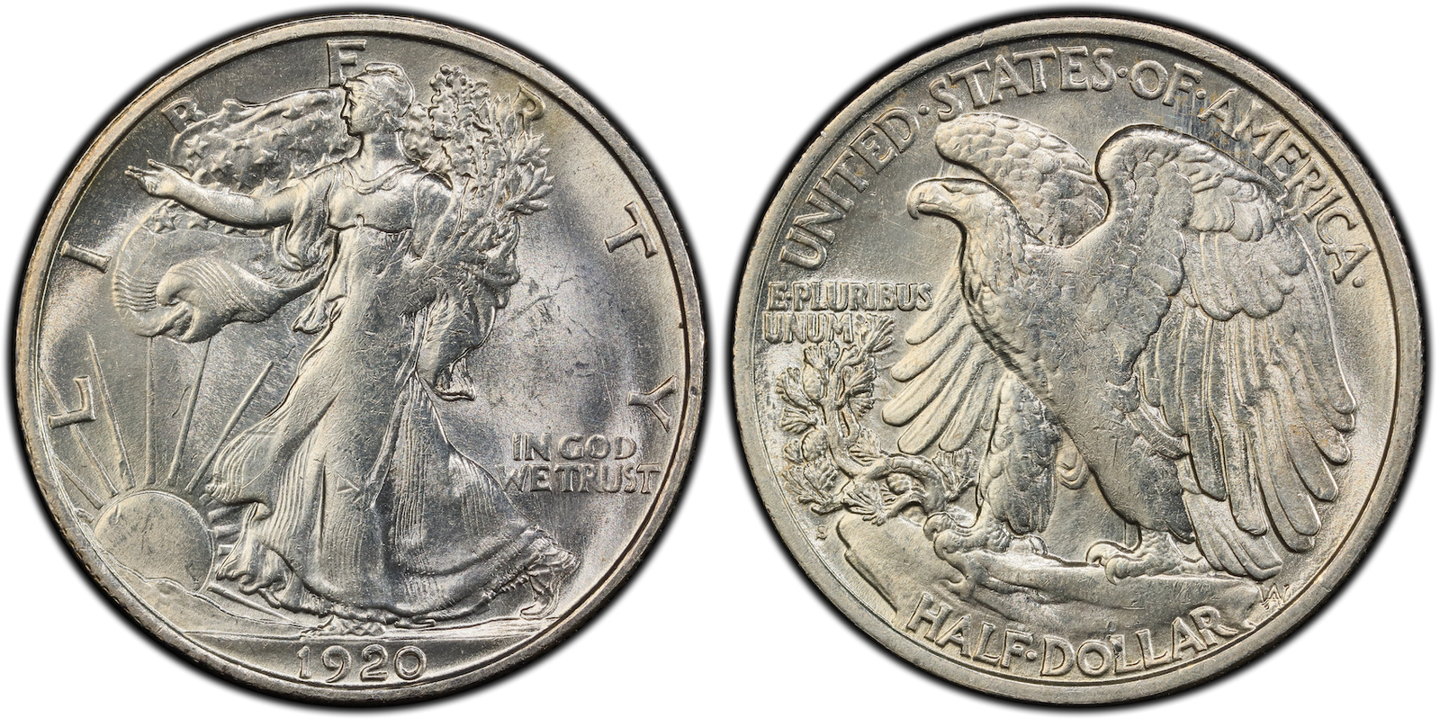 MS-61 Walking Liberty Half Dollar