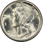 Mercury Dime obv