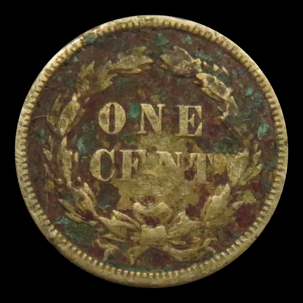 Considerable enevironmental problems on this 1859 Indian Head cent